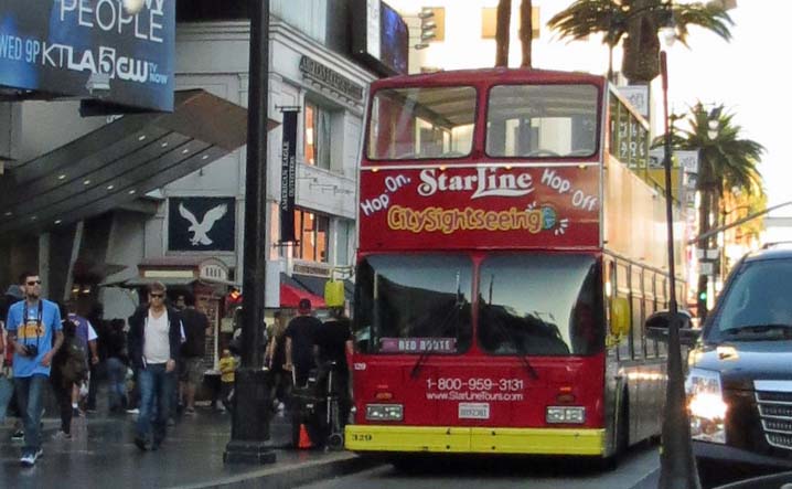 Star Line New Flyer D40LF City Sightseeing open top 329